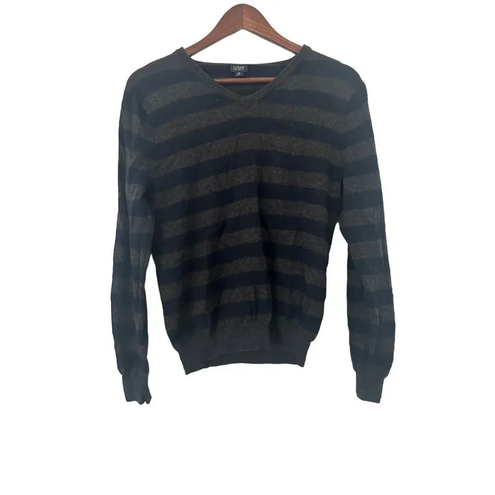 J. Crew Mens V-Neck Merino Wool Size Medium